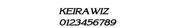 Fuente KEIRAWIZ.TTF