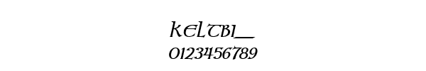 Fuente KELTBI__.TTF