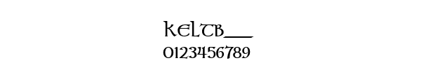 Fuente KELTB___.TTF