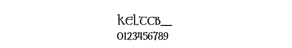 Fuente KELTCB__.TTF
