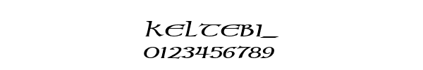 Fuente KELTEBI_.TTF