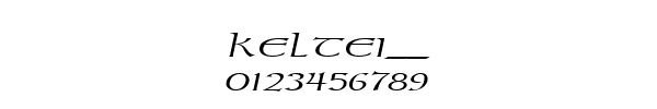 Fuente KELTEI__.TTF