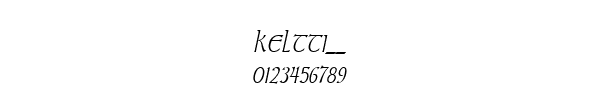 Fuente KELTTI__.TTF