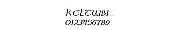 Fuente KELTWBI_.TTF