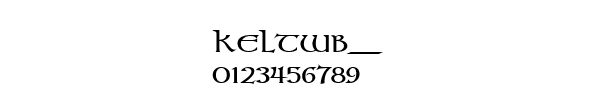 Fuente KELTWB__.TTF