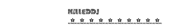 Fuente KILLEDDJ.ttf