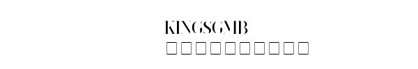 Fuente KINGSGMB.TTF