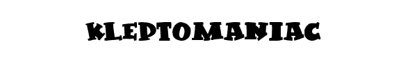 Fuente KLEPTOMANIAC.TTF
