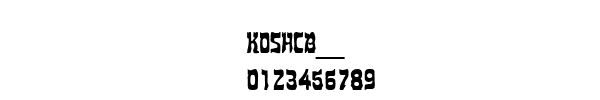 Fuente KOSHCB__.TTF