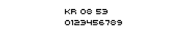 Fuente KR 08 53.TTF