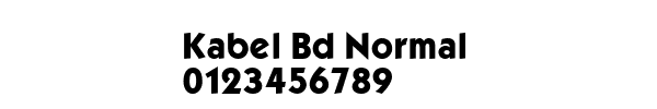 Fuente Kabel Bd Normal.ttf