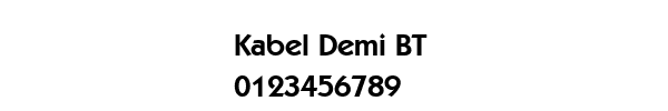 Fuente Kabel Demi BT.ttf