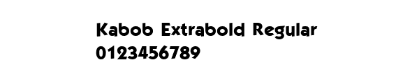 Fuente Kabob Extrabold Regular.ttf