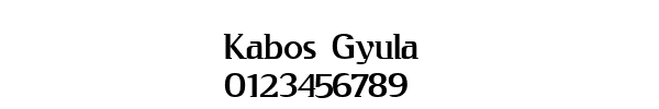 Fuente Kabos Gyula.ttf