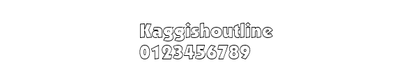 Fuente Kaggishoutline.ttf