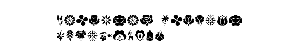 Fuente Kalocsai Flowers.ttf
