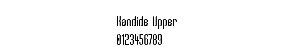 Fuente Kandide Upper.ttf