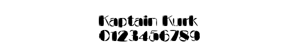 Fuente Kaptain Kurk.ttf