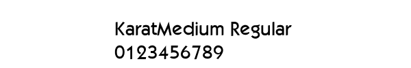 Fuente KaratMedium Regular.ttf