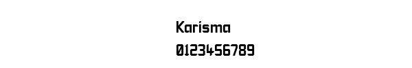 Fuente Karisma.ttf