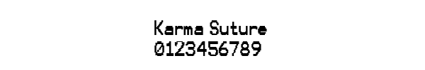 Fuente Karma Suture.ttf