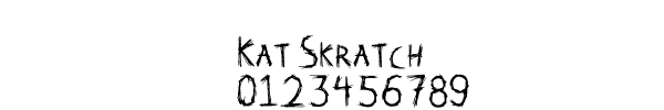 Fuente Kat Skratch.ttf