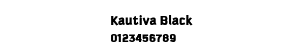 Fuente Kautiva Black.ttf