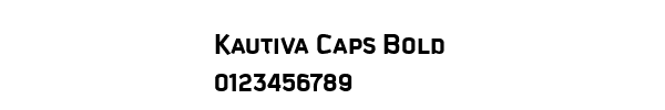 Fuente Kautiva Caps Bold.ttf