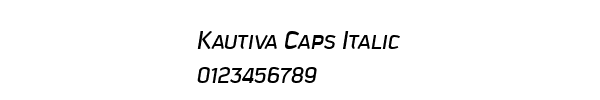 Fuente Kautiva Caps Italic.ttf