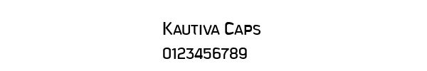 Fuente Kautiva Caps.ttf