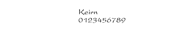 Fuente Keirn.ttf