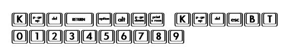 Fuente Keyboard KeysBT Bold.ttf