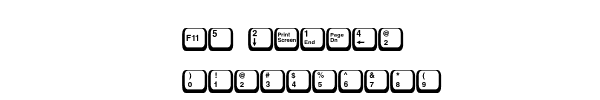 Fuente Keyboard2.otf