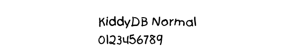 Fuente KiddyDB Normal.ttf