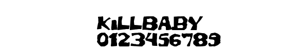 Fuente KillBaby.ttf