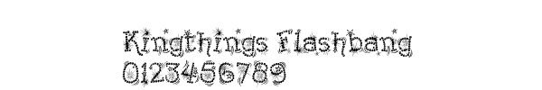 Fuente Kingthings Flashbang.ttf