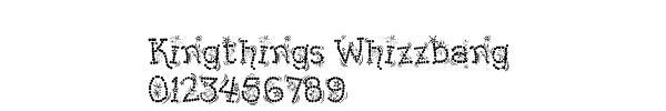 Fuente Kingthings Whizzbang.ttf