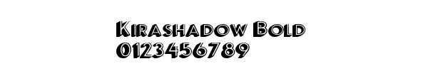 Fuente Kirashadow Bold.ttf