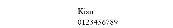 Fuente Kisn.ttf