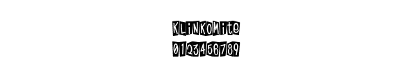 Fuente Klinkomite.ttf