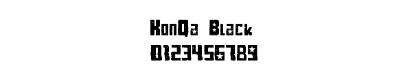 Fuente KonQa Black.TTF