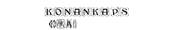 Fuente Konankaps.ttf