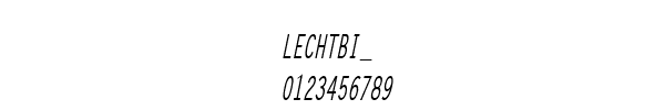 Fuente LECHTBI_.TTF