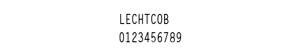 Fuente LECHTCOB.TTF