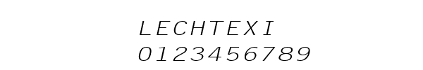 Fuente LECHTEXI.TTF