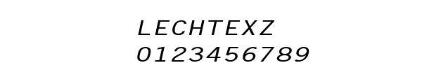 Fuente LECHTEXZ.TTF