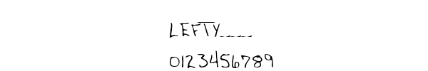 Fuente LEFTY___.TTF