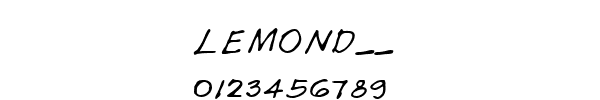 Fuente LEMOND__.TTF
