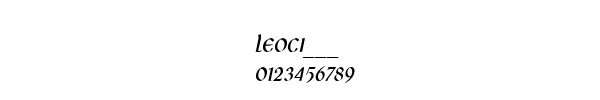 Fuente LEOCI___.TTF
