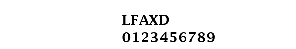 Fuente LFAXD.TTF